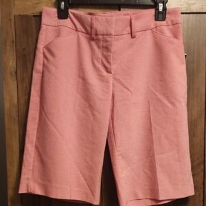 Takara Pink/Salmon/Coral Preppy Bermuda Shorts - NWT